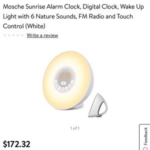 Sunrise alarm clock